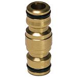 GIUNZIONE DUE INNESTI MASCHI PAPILLON OTTONE - CF. IN BLISTER