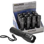 TORCE LED ALLUMINIO ALTA LUMINOSITA' MAURER (BATT 3AAA N/INCL)