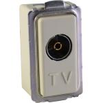 PRESA TV COASSIALE DIRETTA MAGIC "BASIC" MAURER Ø9,5MM PASSANTE