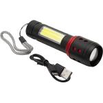 TORCIA LED IN ALLUMINIO MAURER BATTERIA RICARICABILE USB-CF. BLISTER