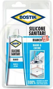 BOSTIK SILICONE SANITARI BLISTER 60 ML BIANCO BLISTER