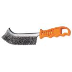 SPAZZOLA C/MANICO ABS MAURER FILI INOX - CF. IN SCATOLA