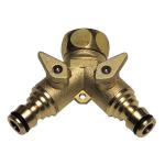 PRESA A DOPPIO RUBIN.OTTONE PAPILLON 2 ATTAC. - CF. IN BLISTER