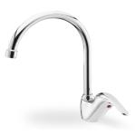 MISCELATORE LAVELLO CUCINA CIGNO "ONDA" MAURER Ø40MM