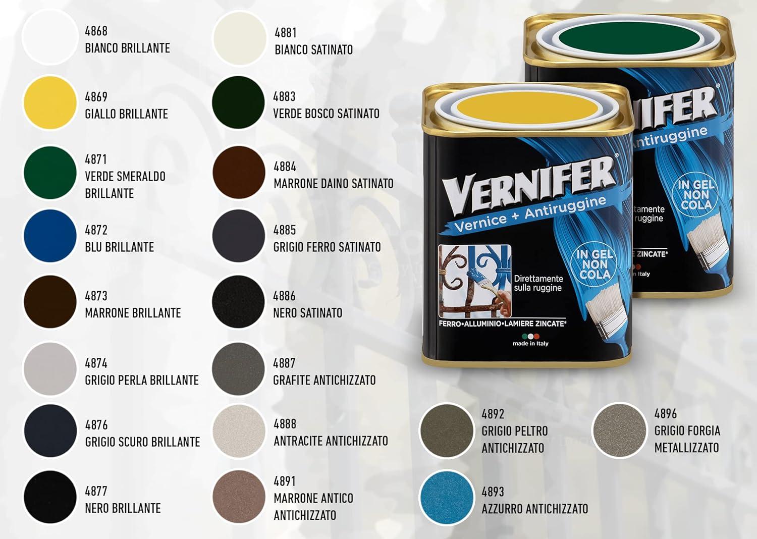 VERNICE ANTIRUGGINE VERNIFER Ml. 750 - blu ARE4872