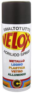 VELOX SPRAY ACRILICO NERO OPACO RAL 9005