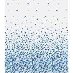 TENDA DOCCIA POLIESTERE 240X200 PIETRA BLU MAURER - CF. BUSTA