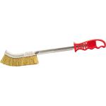 SPAZZOLA C/MANICO ABS 340MM MAURER FILI OTTONATO - CF. IN SCATOLA