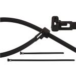 FASCETTE CABLAGGIO APRIBILI NERA 300X7,6 MAURER CF.100PZ - CF. BUSTA