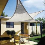 VELA OMBREGGIANTE TRIANG. BIANCA 5,0X5,0X5.0 MT PAPILLON