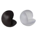 PARASPIGOLI PER MOBILI mm 25 pz 4 - col. marrone