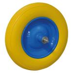 RUOTA POLIURETANICA PIENA PER CARRIOLA con cuscinetto int. mm 125