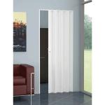 PORTA A SOFFIETTO 'TAMBORA' cm 82 x 210 - colore bianco cromo