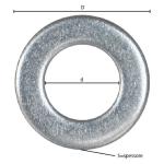 RONDELLA PIANA INOX A2 M 5 - 1,0 x 10 x 5,3 mm