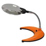 LENTE INGRANDIMENTO DA TAVOLO CON LED Ø 110 mm - 2 led