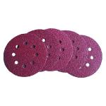 DISCO ABRASIVO CON VELCRO FORATO art. 349.75 - gr. 80