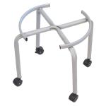 CARREL PIEDISTALLO PER CONTENITORE OLIO ø cm 38 H.36 per Lt. 50 con ruote
