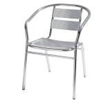 SEDIA IN ALLUMINIO cm 54 x 59 x h 74