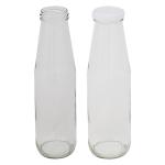 VASO IN VETRO PER ALIMENTI TIPO 'PASSATA STD' 720 ml - imbocc. Ø 53 mm C/TAPPO