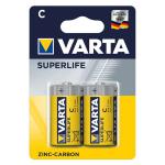PILA MEZZA TORCIA SUPERFLIFE 'R14P' Pz 2 - 1,5 V - C
