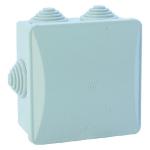 SCATOLA DA PARETE mm 80 x 80 x 40 - 6 entrate