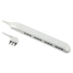 MULTIPRESA SALVASPAZIO 'SLIM' colore bianco (FL8072943)