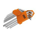 CHIAVI ESAGONALI BALLPOINT 9 PZ