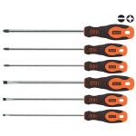 CACCIAV. ARANCIO SET 6 PZ. SERIE LUNGA