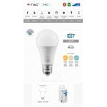 V-TAC PRO VT-262D LAMPADINA LED E27 12W BULB A60 DIMMERABILE BIA.NAT.