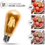 LAMPADINA A LED FILAMENT ST64 E27 8W 2200K 800 LUM