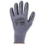 EUROLITE 13N400 GUANTI POLIESTERE GRIGIO COSTE 13 SPALM.NITR.SIZE 10