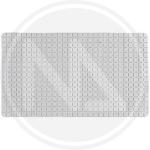 TAPPETO ANTISCIVOLO IN PVC BIANCO "MOSAICO Q" DIM 40 X 70