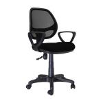 POLTRONA DIREZIONALE FORATA NERA NEW MANAGER