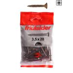 Vite truciol.univ. VBU TPS Bronzata fil.totale 50 pz Ø 3,5 x 20