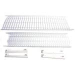 SCOLAPIATTI PER PENSILE cm.86 - metallo verniciato BIANCO