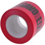 NASTRO SEGNALETICO MAURER ROSSO ELETTRICITA' 200MT - CF. IN SCATOLA