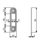 INCONTRO SERRATURA ACO -B010004034-