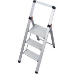 SGABELLO 4 GRADINI IN ALLUMINIO CON PARAPETTO ALTO