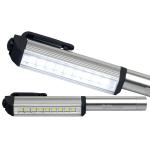 TORCIA A PENNA, CON 9 LED, IN ALLUMINIO