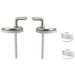 COPPIA SUPP.P/SEDILI WC I/OTT. CROMATO