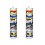 SILICONI SOUDAL SANITARI TURBO BIA.300ML