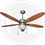 VENTILATORE A SOFFITTO 5 PALE CON LUCE