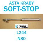 PISTONE A GAS PER PENSILI MOLLA ASTA KRABY SOFT STOP LIVENZA - L244  N80 CER313