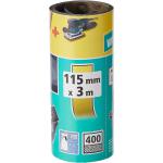 1 ROTOLINO CARTA ABRASIVA GR.400, 3MT X 115
