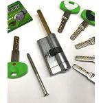 Cilindro EVOK22 Codolo-chiave Cromo Satinato 30-40 1+5chiavi 0CK22