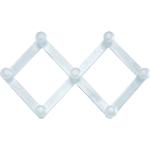 APPENDIABITI ESTENSIBILE A 7 GANCI BIANCO