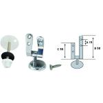 CERNIERE P/SEDILI WC CROMATE VITI INOX ALA CORTA