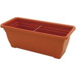 CIS Vaso Fioriera in plastica ICS Colore Terracotta 60x30