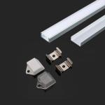 VT-9327 V-TAC Prof All Col Silver per Strip LED (Max l: 12,5mm) Cop.SaT. 2000 x 15,55 x 5,9mm