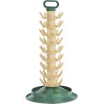 Stelplast Scolabottiglie Plastica, 81 Posti, Verde e Beige